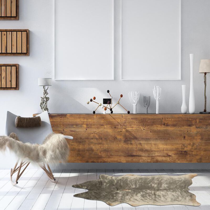 Linon FAUX COW HIDE, Rug image number 5