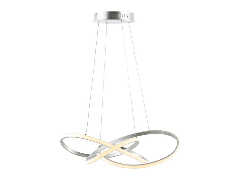 Alexia 25" Abstract Integrated LED Metal Adjustable Pendant
