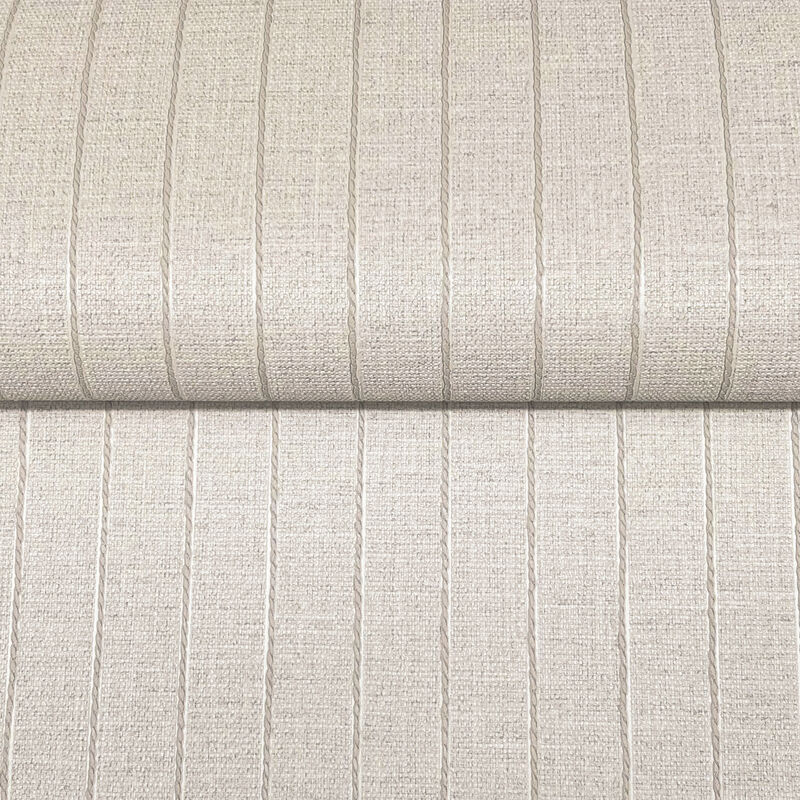 Cording Stripe Pearl Wallpaper (Set of 2) image number 1