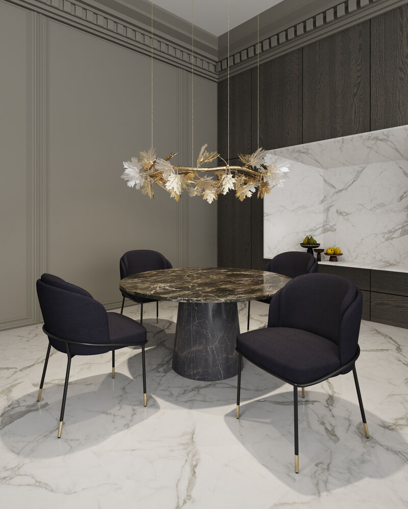 Flor Black Dining Chairs (Set of 2)