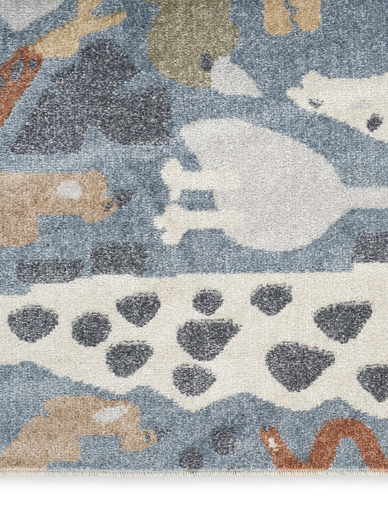 Astra Machine Washable ASW01 Multicolor 2' x 6' Rug