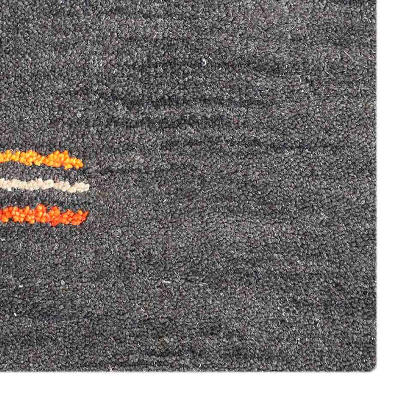 RUGSOTIC CARPETS HAND KNOTTED LOOM WOOL ECO-FRIENDLY AREA RUGS  - Rectangle, Contemporary Modern Design, High Pile Thick Handmade Anti Skid Rugs for Living Room (L00104) image number 3