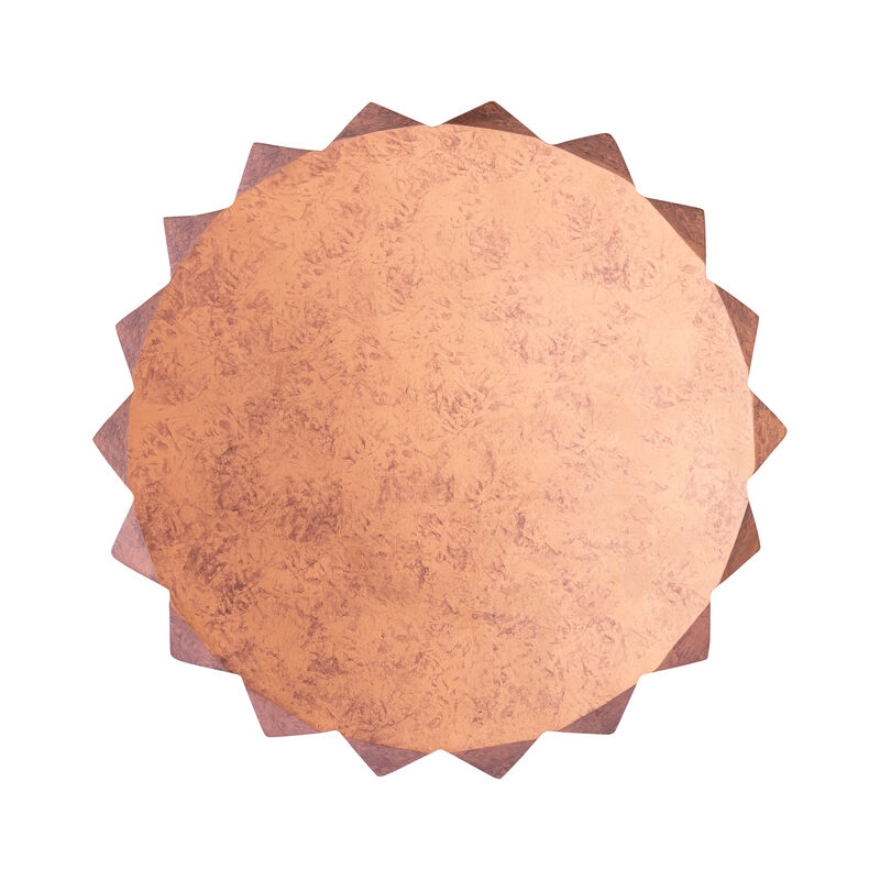 Quessara Copper Faceted End Table image number 3