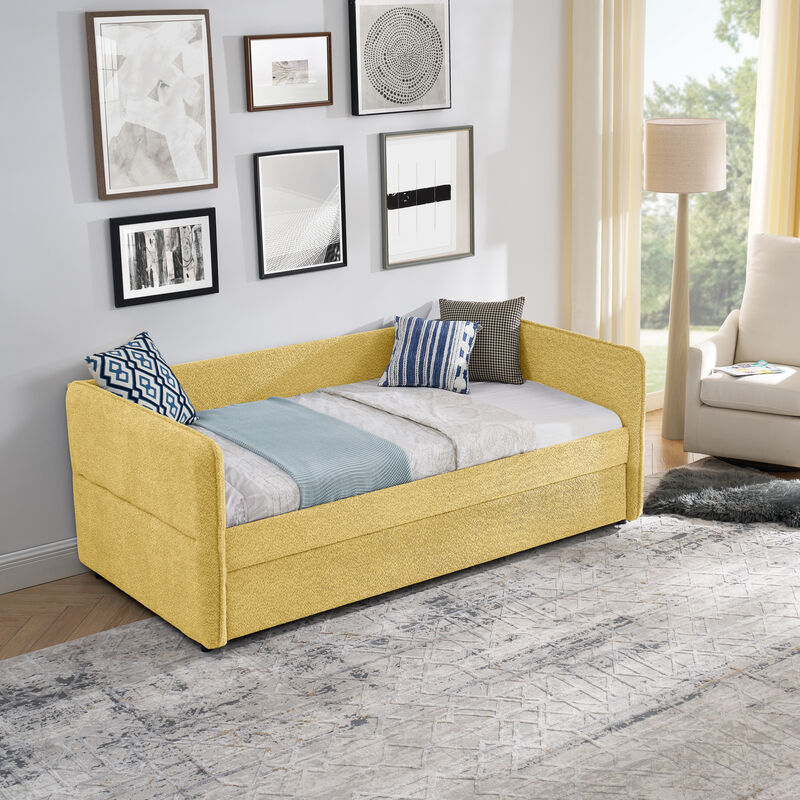 Nugfub Pop-up Trundle Upholstered Daybed image number 1