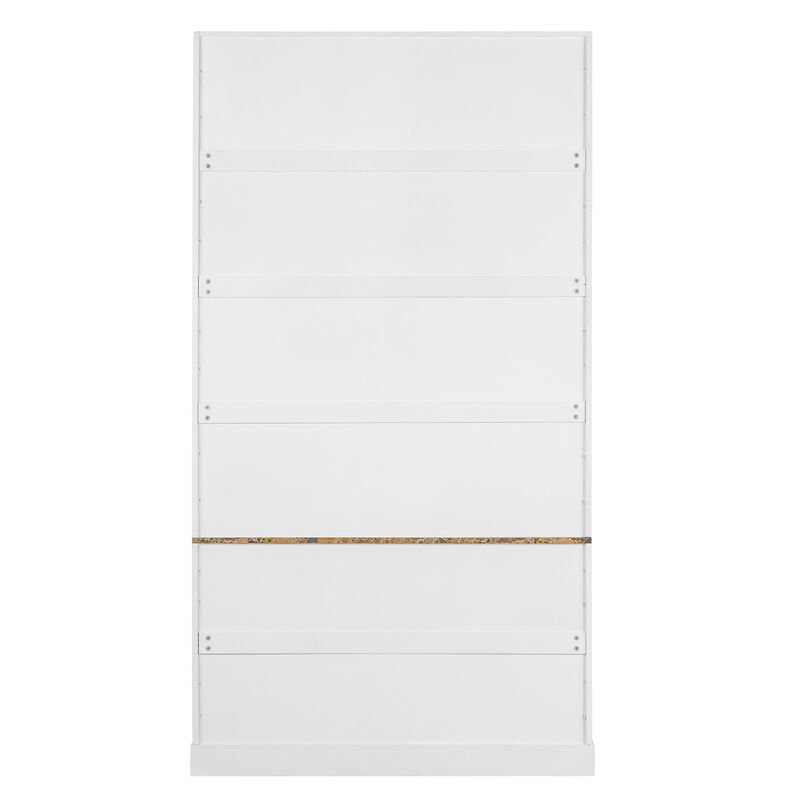 Dilut Tall Bookcase Storage Cabinet image number 7