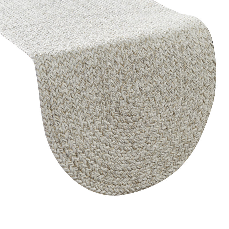 Park Designs Sea Salt Spice Bin Braided Table Runner 15" X 36" image number 0