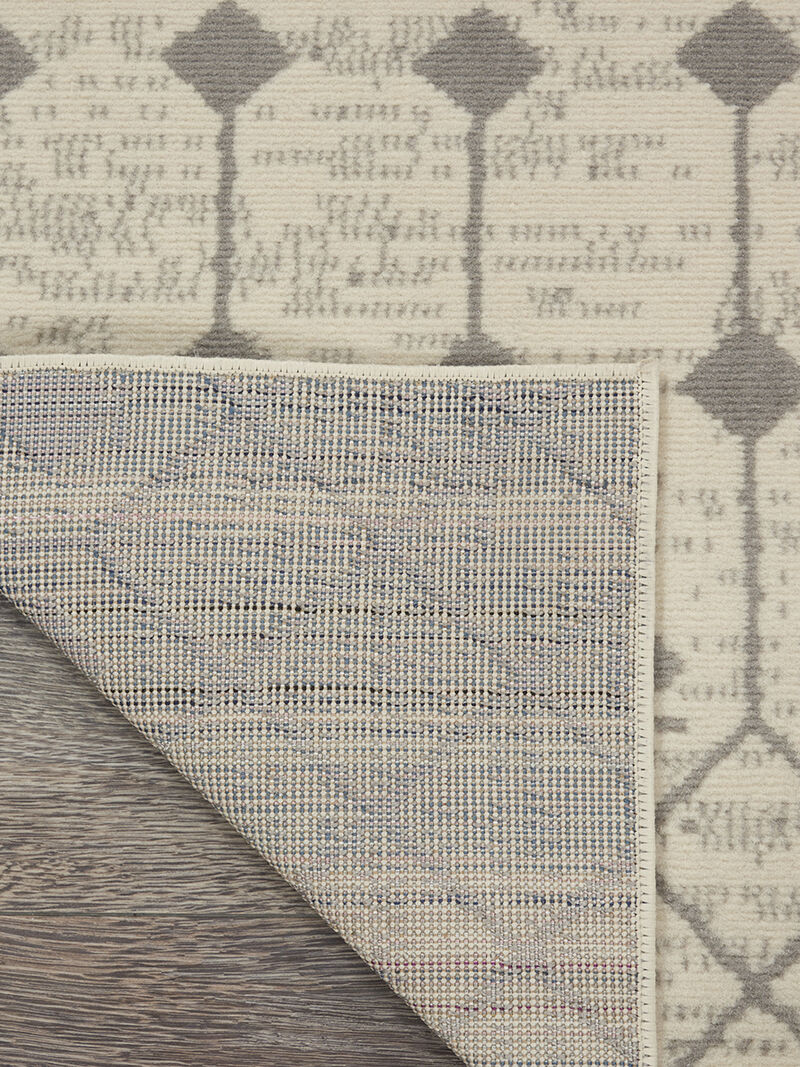 Grafix GRF37 Ivory/Gray 2'3" x 10' Rug