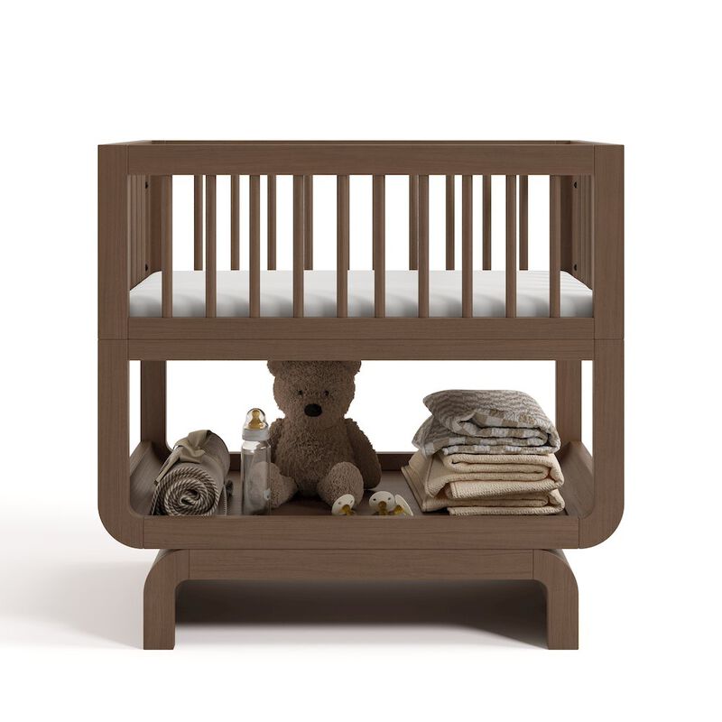 Santorini Deluxe 3-in-1 Convertible Bassinet - Hazelnut image number 1