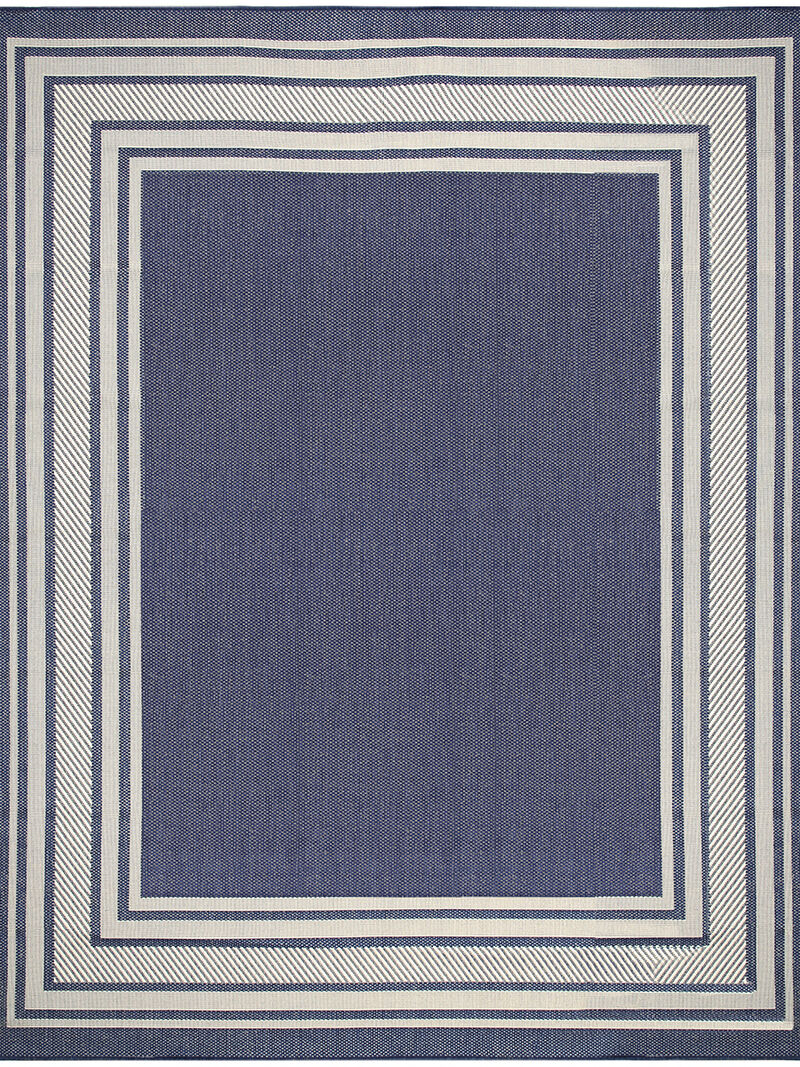 Horizon Indoor/Outdoor HOZ03 Navy 10' x 14' Rug