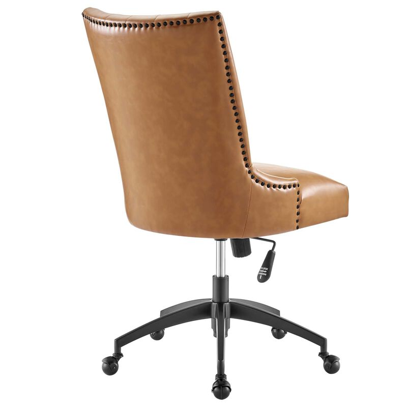Modway Furniture - Empower Channel Tufted Vegan Leather Office Chair image number 2