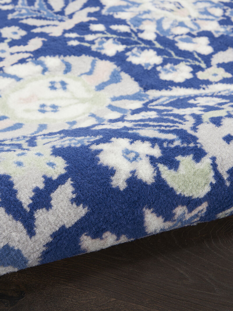 Whimsicle WHS10 Navy/Multicolor 8' x Round Rug image number 4