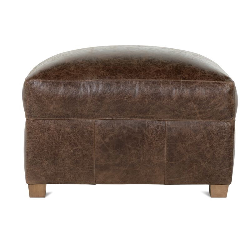 Lilah Leather Ottoman