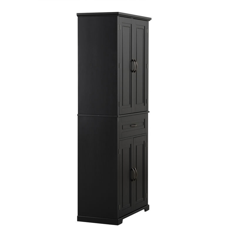 Merax Bathroom Storage Cabinet with Adjustable Shelf image number 8