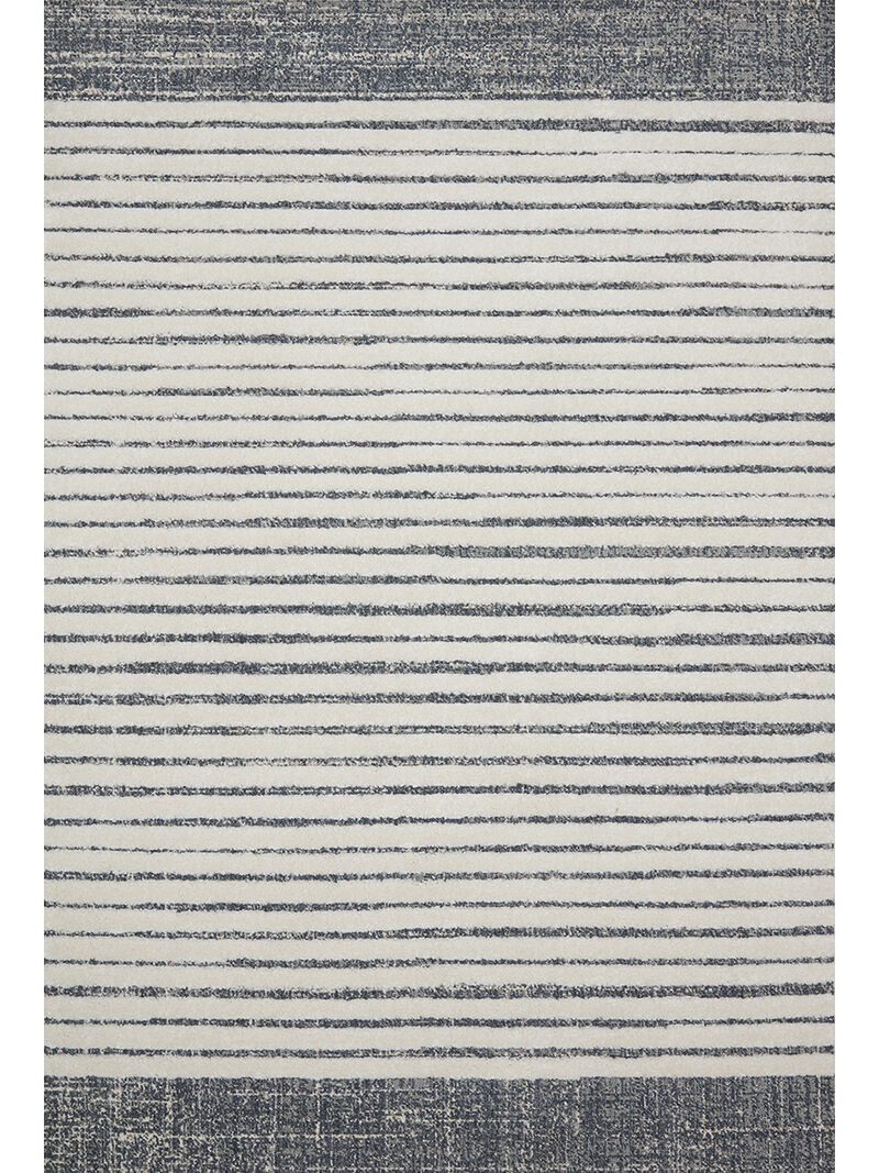 Hagen HAG01 White/Ocean 3'7" x 5'7" Rug