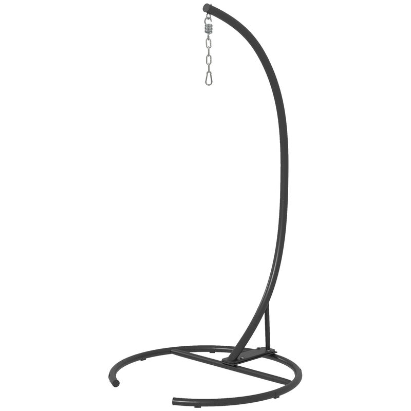 Hivvago Hanging Hammock Chair Stand with Round Base image number 0