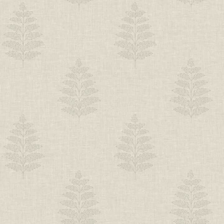 Frond Beige Leaf Wallpaper (Set of 2)