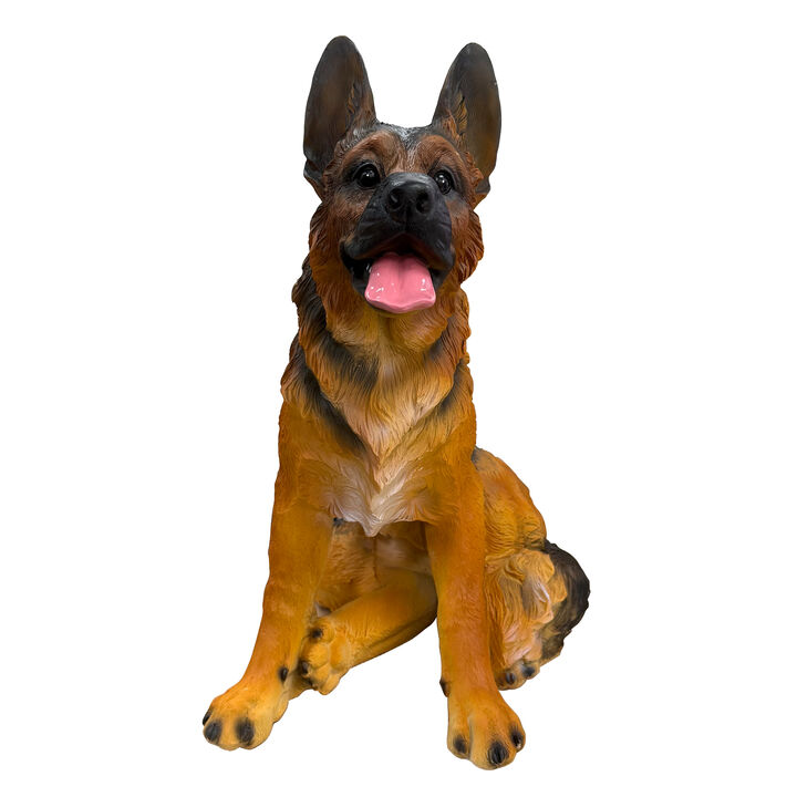Mopjen Realistic German Shepherd resin statue