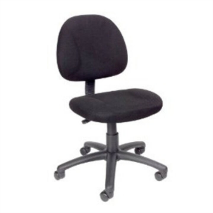 Office Chair with Padded Seat and Back with Lumbar Support