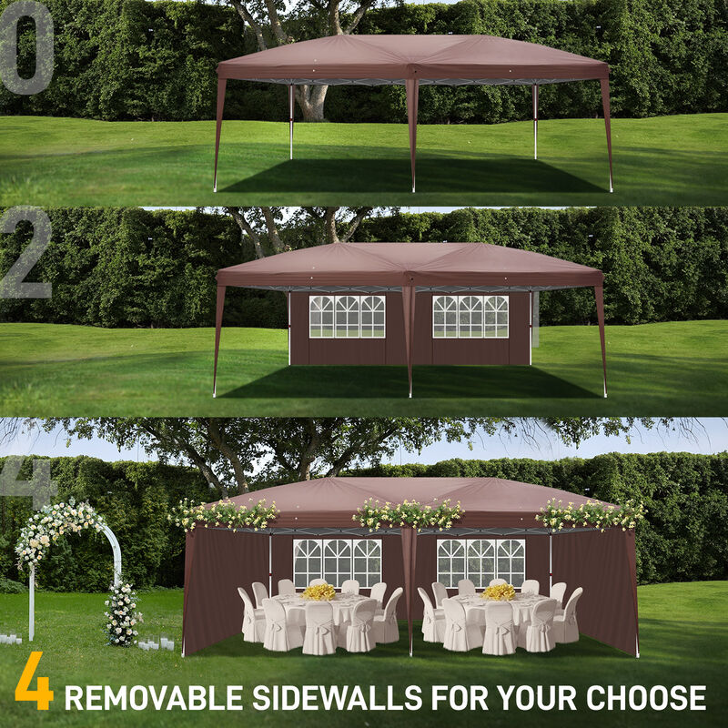 Waterproof Folding Tent with Two Windows for Camping, Outdoor Events image number 8