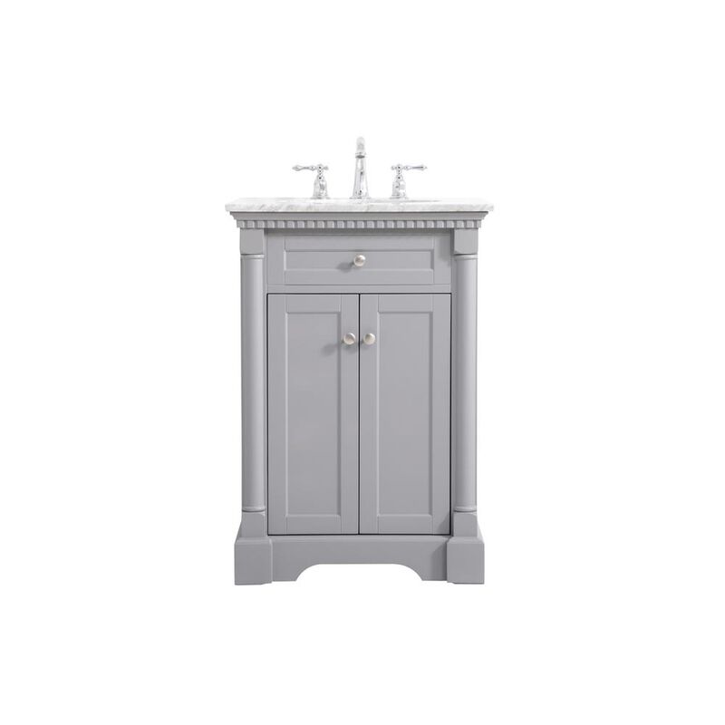 Elegant Kitchen and Bath 24 inch Single bathroom vanity in  Grey