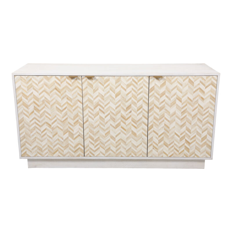 Herringbone Bone Inlay Cabinet image number 0