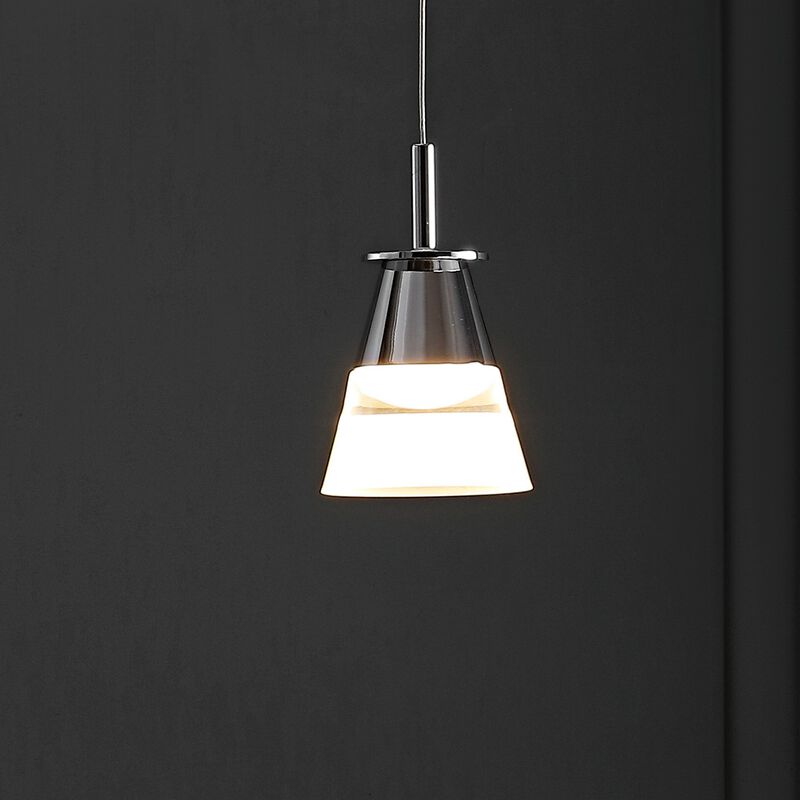 Alain 5" 1-Light Adjustable Metal Integrated LED Pendant