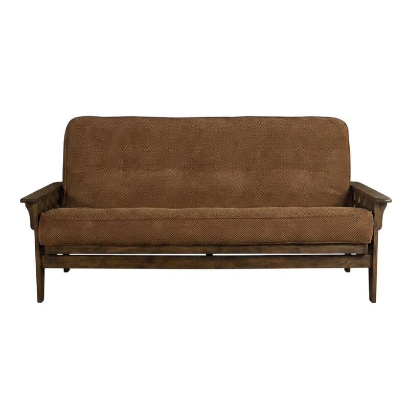 Tucson Frame-Rustic Walnut Finish-Marmont Mocha Mattress image number 3