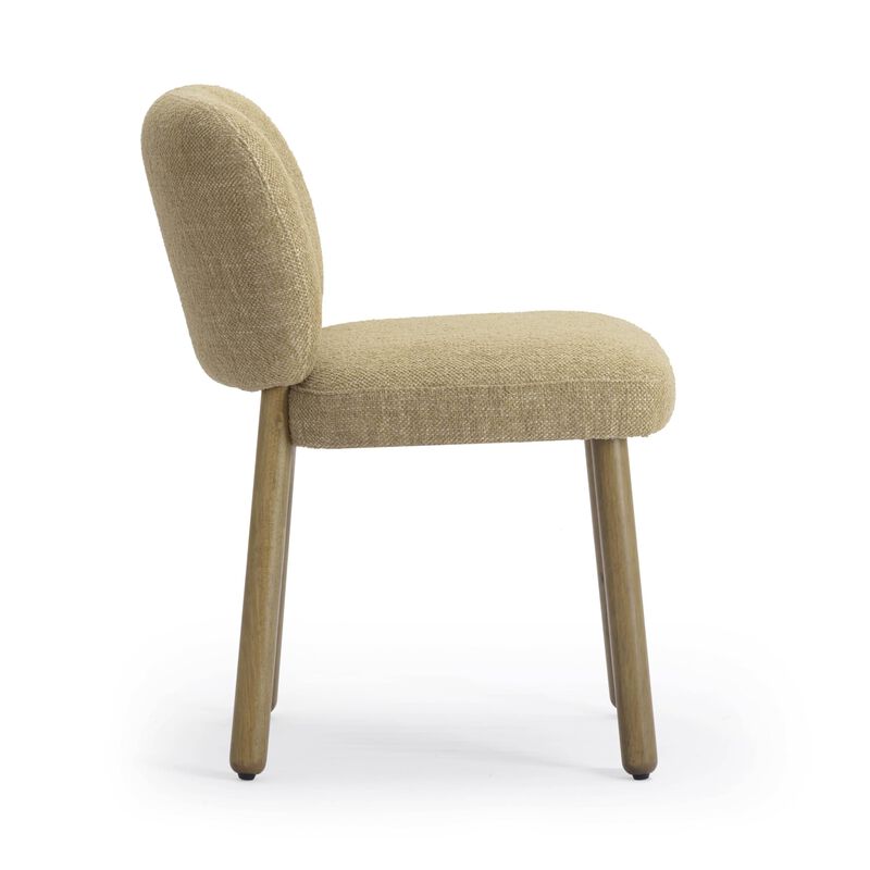 Tov Furniture Foxy Honey Textured Fabric Dining Chair image number 3