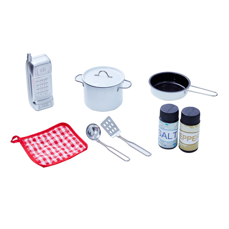 Teamson Kids Little Chef Boston Classic Play Kitchen & Cookware, White image number 3