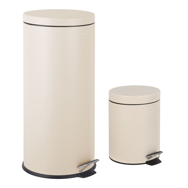 Oscar 8-Gallon Step-Open Trash Can with FREE Mini Trash Can