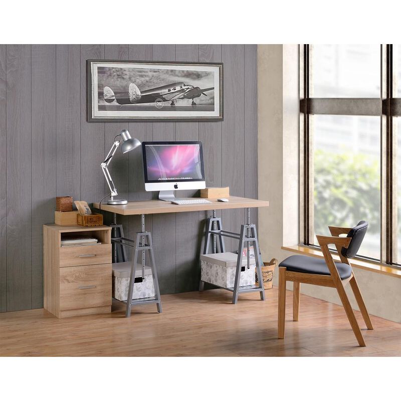 American Furniture Classics Kyndall Laine Select Model KYLN22 Variable Height Desk with Metal Base