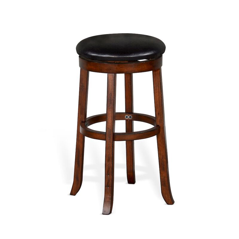 Sunny Designs Bar Swivel Stool, Cushion Seat (Set of 2) image number 0