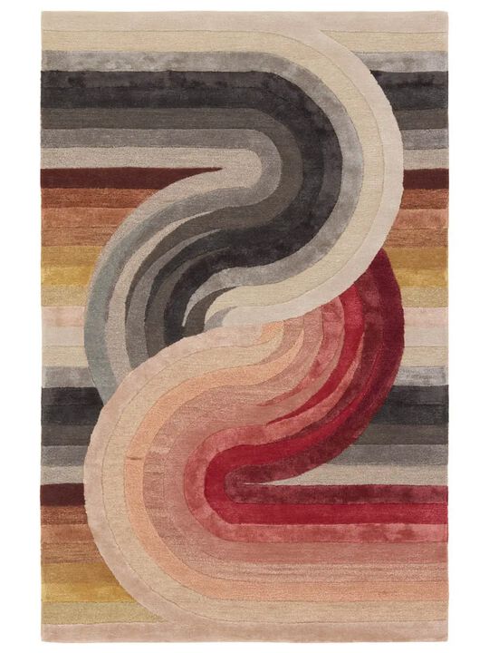 Iconic Trillare Red 6' x 9' Rug