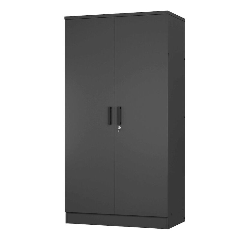 2 Doors Wardrobe with Shelves