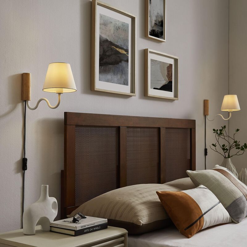 Sunlit Squiggle Arm Wall Sconce image number 5