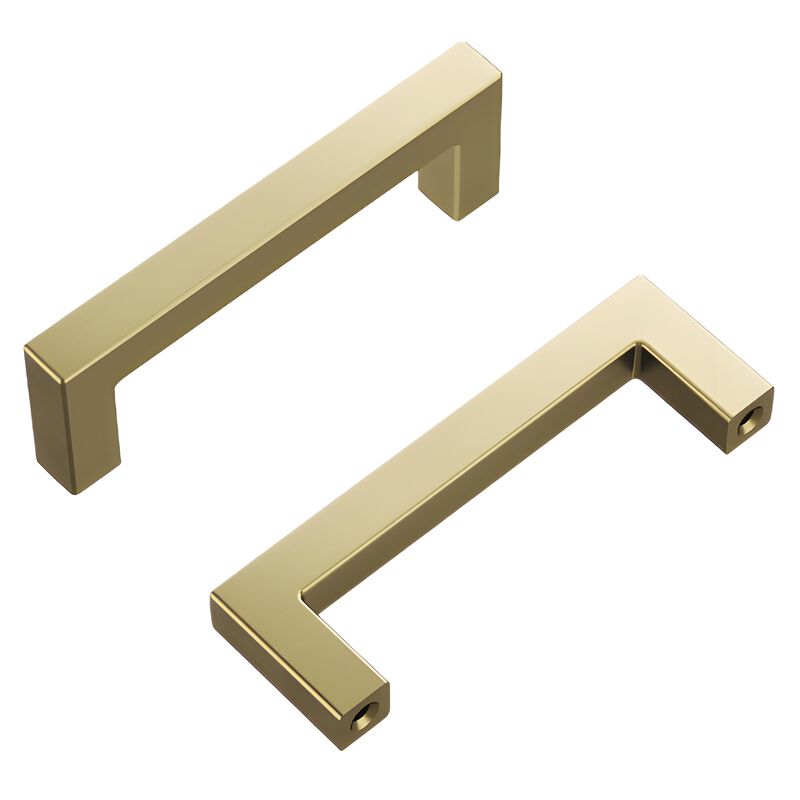 Hickory Hardware 10 Pack Solid Core Kitchen Cabinet Pulls, Luxury Cabinet Handles, Hardware for Doors & Dresser Drawers, 3 Inch