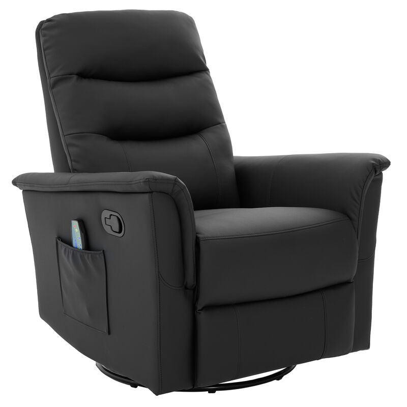 Merax Manual Massage Recliner Chair with 270&deg; Swivel & Rocking Function Recliners image number 0