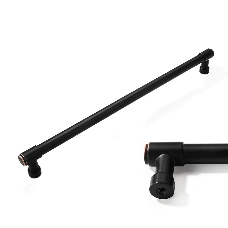 khtumeware 6 Pack Oil Rubbed Bronze Cabinet Pulls 10 Inch(256mm) Center to Center Kitchen Cabinet Hardware Heavy Duty Handles fo