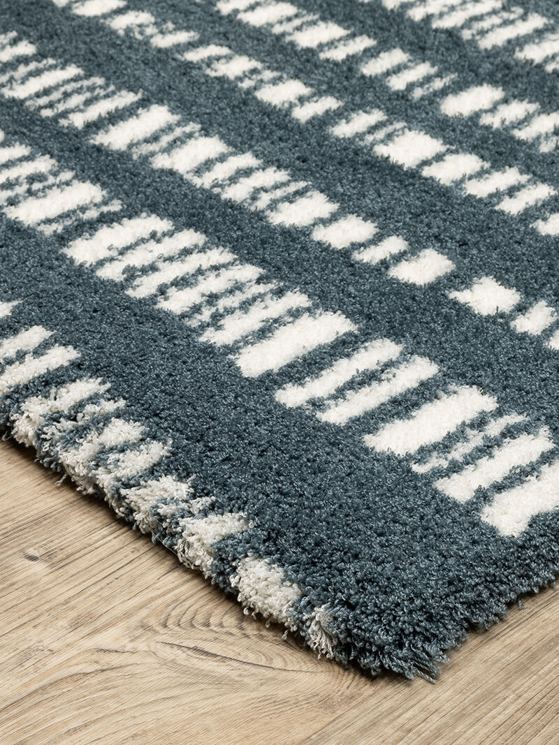Galileo 5'3" x 7'6" Blue Rug image number 1