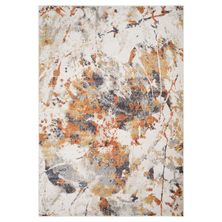 HomeRoots Medallion Area Rug