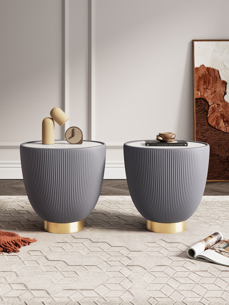 Anderson Gray End Tables (Set of 2)