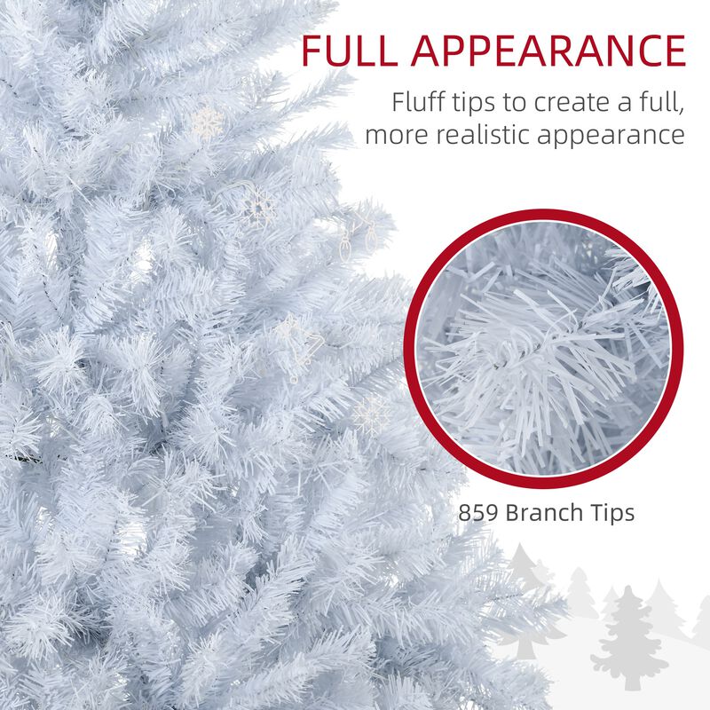 BreeBe 6 ft Prelit Artificial Christmas Tree with Auto Open Design image number 5