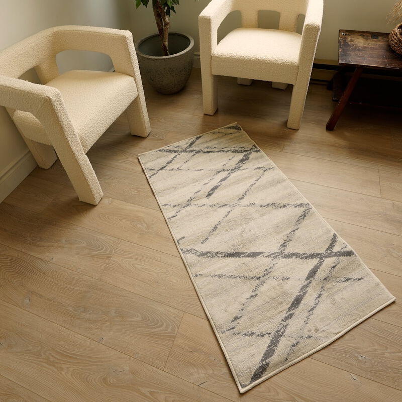 Savannah Contemporary Abstract Beige Grey Indoor Area Rug