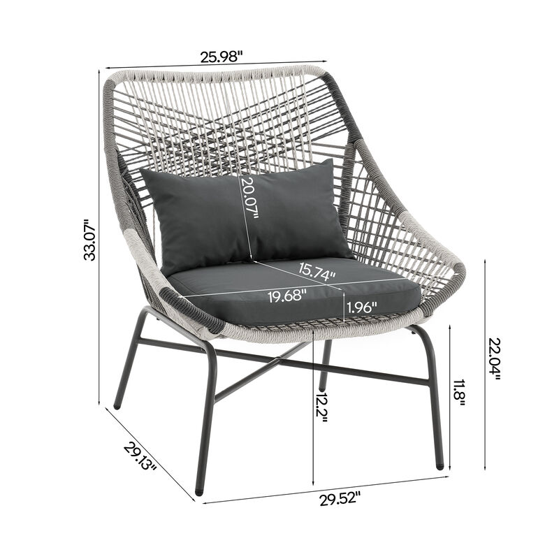 Ashland Gray Patio Set