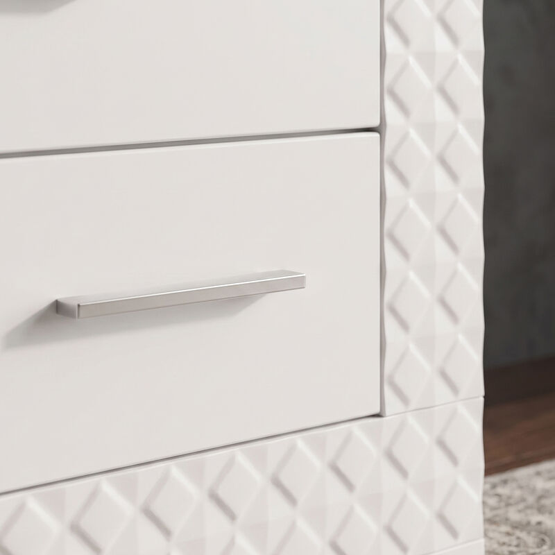 Carravessa Quilted 2-Drawer Nightstand image number 8