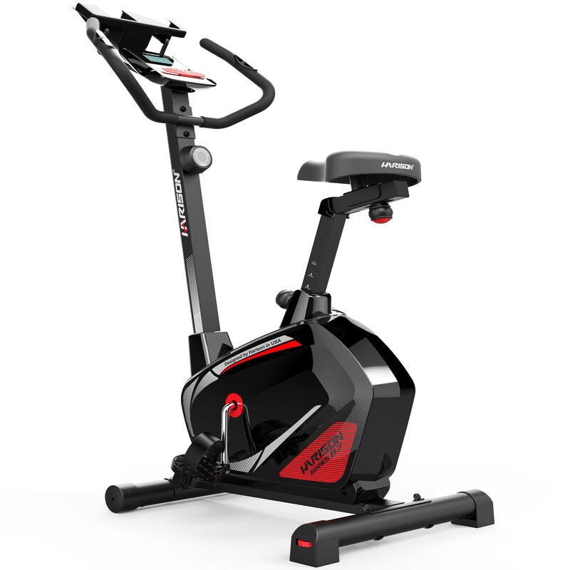 HARISON Magnetic Exercise Bike for Home 350LB Cap., Bluetooth Stationary Bikes for Home with 2in1 LCD Monitor (HR-B7) image number 0