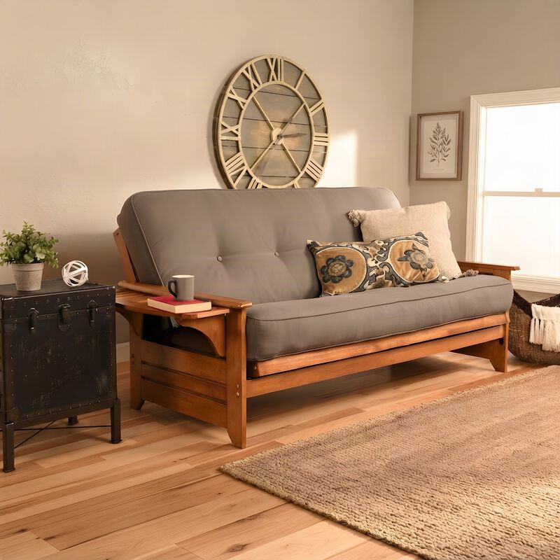 Phoenix Frame-Barbados Finish-Linen Stone Mattress image number 5
