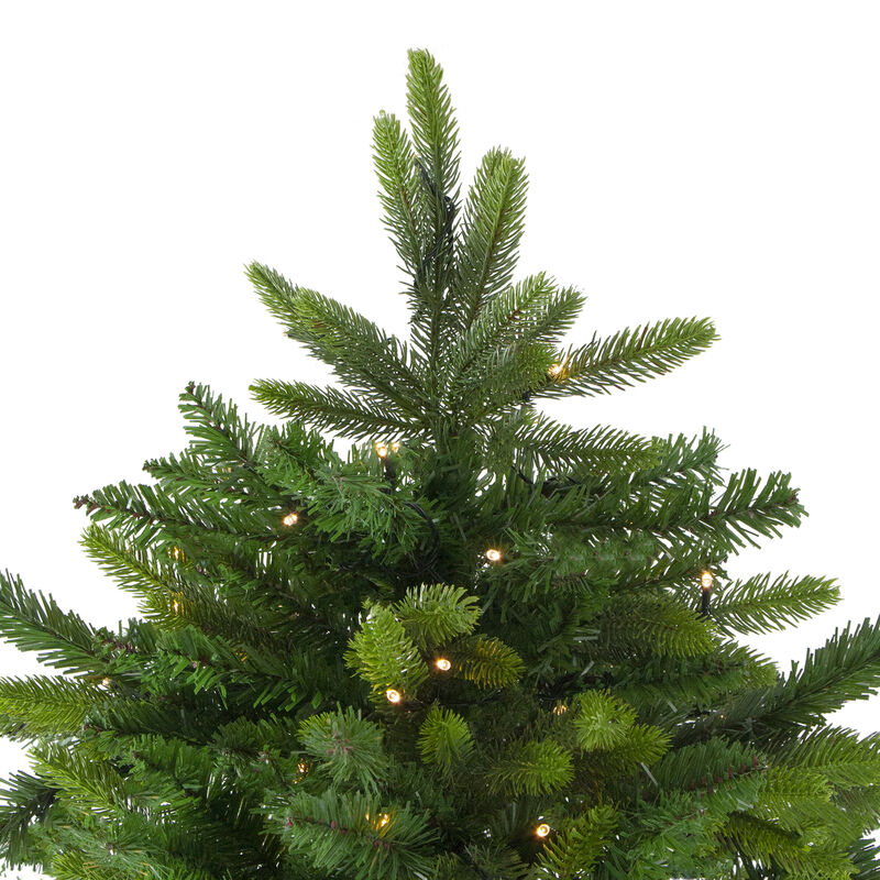 7.5' Pre-Lit Full Gunnison Pine Artificial Christmas Tree - Warm White LED Lights