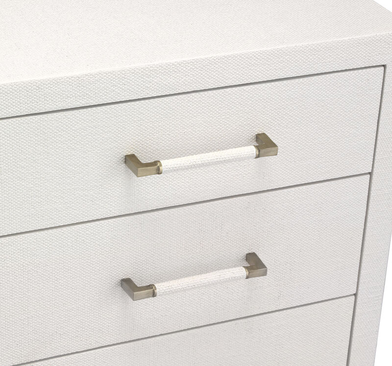 Taylor 5 Drawer Chest - White