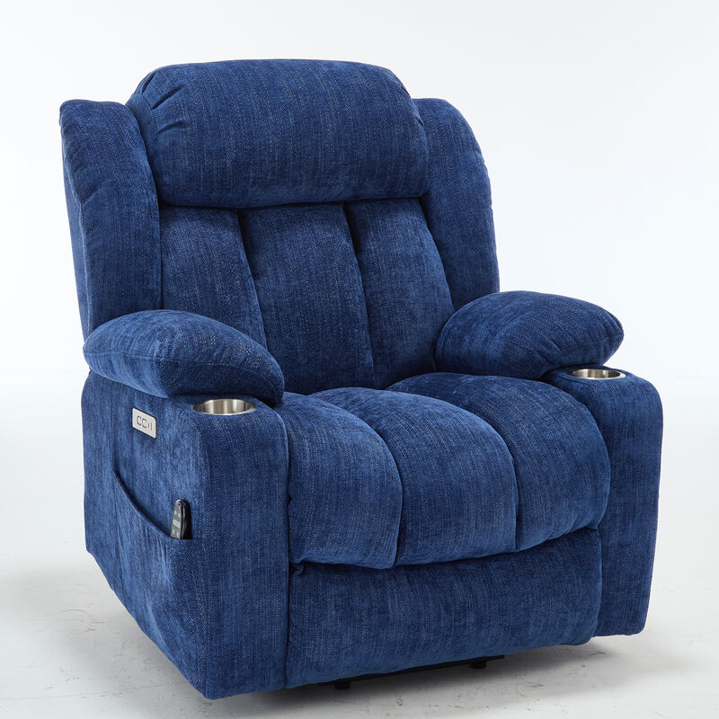 Merax Power Lift Recliner with Massage, Heat & USB Ports image number 0